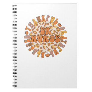 Cuaderno Enfermera de urgencias de agradecimiento