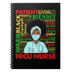 Cuaderno Enfermera Divertida Enfermera Negra Historia del M