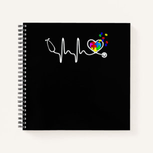 Cuaderno Enfermera Divertida Rompecabezas De Autismo Esteto