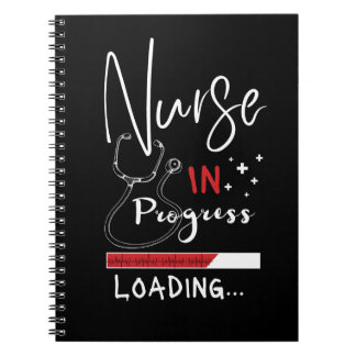 Cuaderno Enfermera En Curso De Carga - Regalo Para Estudian