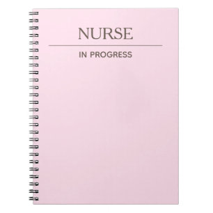 Cuaderno Enfermera en curso Personalizado simple para port
