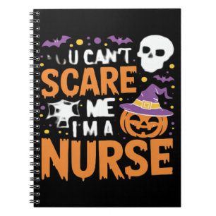 Cuaderno Enfermera Enfermería divertida de bruja de Hallowe