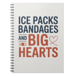 Cuaderno Enfermera Escolar Compresas de Hielo y Grandes Cor