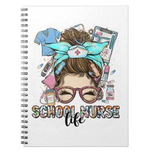 Cuaderno Enfermera escolar Life Messy Bun
