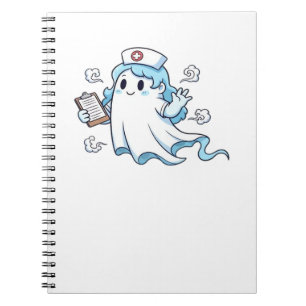 Cuaderno Enfermera Fantasma Cuidados Espeluznantes y Capri