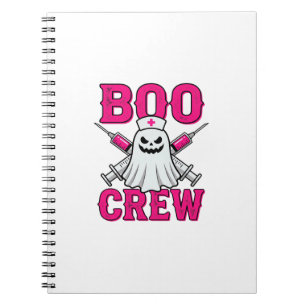 Cuaderno Enfermera Fantasma Halloween Boo Crew