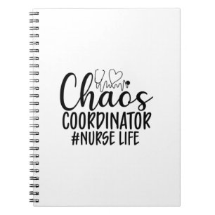 Cuaderno Enfermera Gift Chaos Coordinador Enfermera Vida