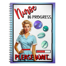 Cuaderno Enfermera Nostálgica Cute En Curso