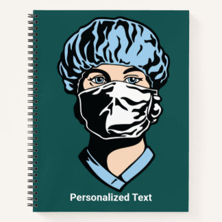 Cuaderno Enfermera personalizada en Scrubs and Face mas Med