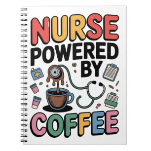 Cuaderno Enfermera Potenciada por Café