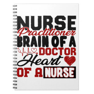 Cuaderno Enfermera practicante Camisa del Corazón