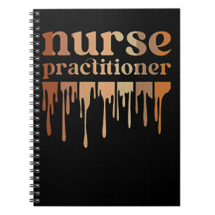 Cuaderno Enfermera Practicante Negra Enfermera Afroamerican