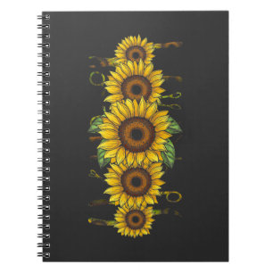 Cuaderno Enfermera quirúrgica cirujana Cirugía de girasol