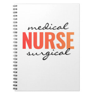 Cuaderno Enfermera Quirúrgica Médica Tipografía Moderna