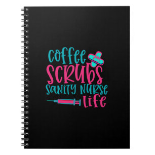 Cuaderno Enfermera Regalo Café Exfoliantes Cordura Vida d