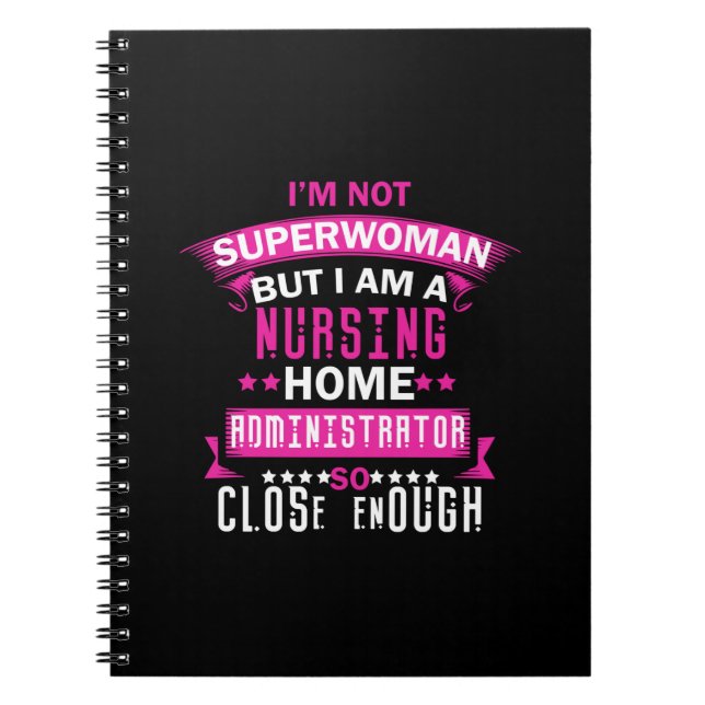 Cuaderno Enfermera Regalo | No soy Supermujer (Frente)