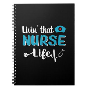 Cuaderno Enfermera Regalo Viviendo Esa Vida De Enfermera
