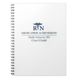 Cuaderno Enfermera Registrada Nombre Personalizado Desde Añ