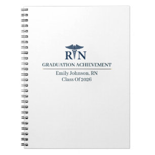 Cuaderno Enfermera Registrada Nombre Personalizado Desde Añ