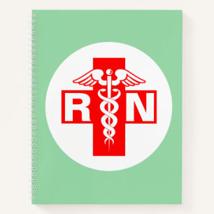 Cuaderno Enfermera RN o iniciales