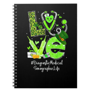 Cuaderno Enfermera Sonógrafa Médica de Diagnóstico Vida Amo
