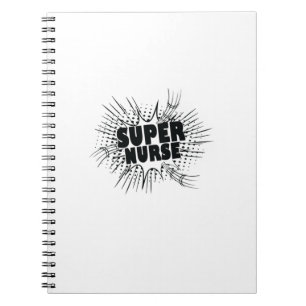 Cuaderno Enfermera superenfermera con regalo