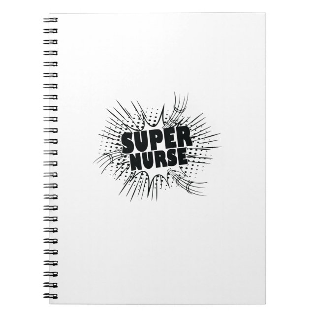 Cuaderno Enfermera superenfermera con regalo (Frente)