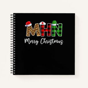 Cuaderno Enfermería de Navidad para enfermeras mujeres Cuad