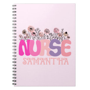 Cuaderno Enfermería floral