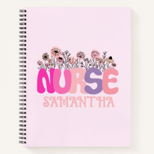 Cuaderno Enfermería floral