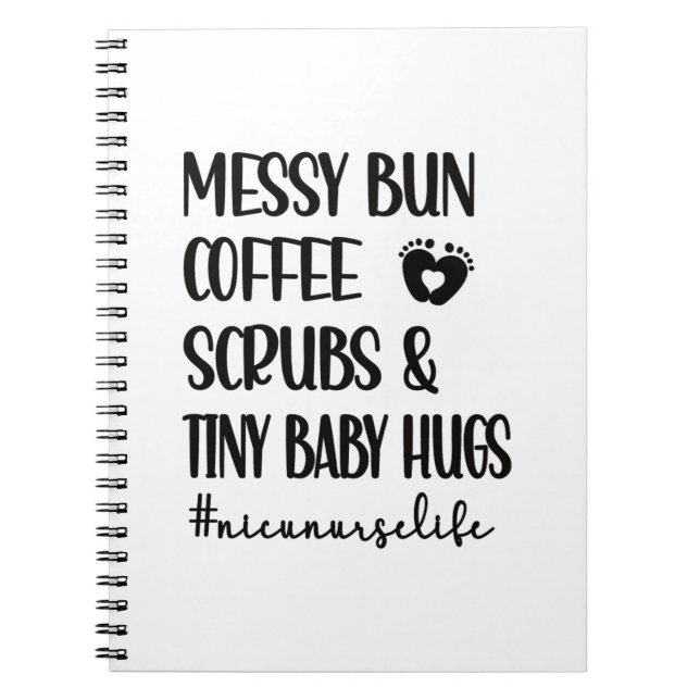 Cuaderno Enfermero de enfermería de la NICU Unidad de cuida (Frente)