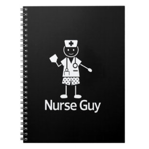 Cuaderno Enfermero Divertido Hombres, RN, Enfermería Chicos