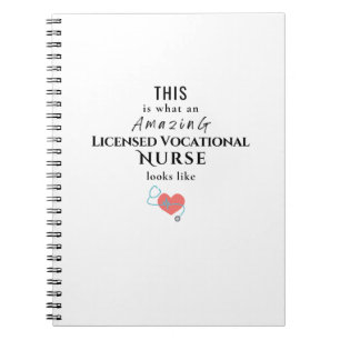 Cuaderno Enfermero profesional con licencia