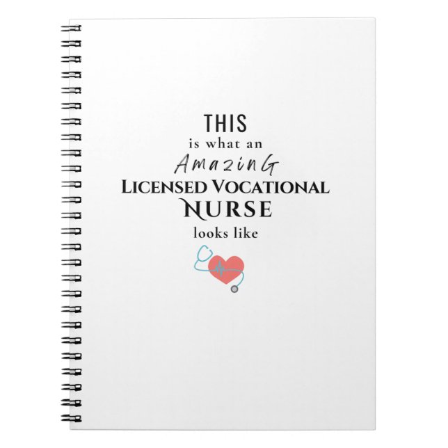 Cuaderno Enfermero profesional con licencia (Frente)