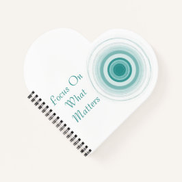 Cuaderno Enfoque concéntrico - Arte de portada moderno