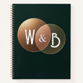 Cuaderno Enfoque Forestal Contorno Geométrico