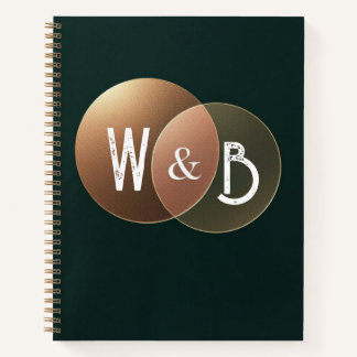 Cuaderno Enfoque Forestal Contorno Geométrico