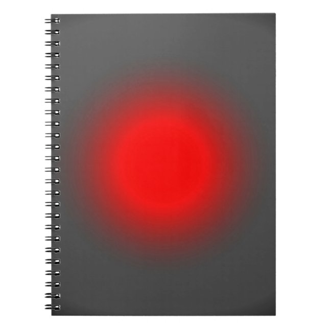 Cuaderno Enfoque rojo y gris (Frente)