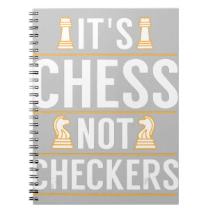 Cuaderno enfriar su ajedrez no damas fichas jugadores regal