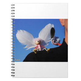 Cuaderno Engel fubby op mijn schouder met uitdagend Monster