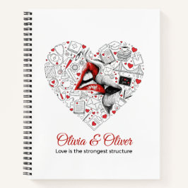 Cuaderno Engineer Love Strongest Structure Valentine