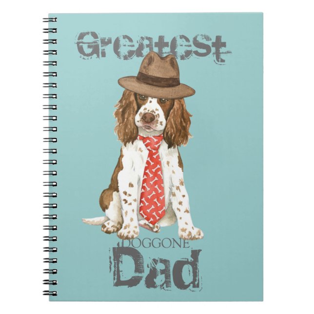 Cuaderno English Springer Spaniel Dad (Frente)