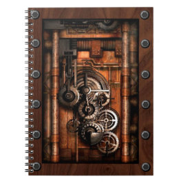 Cuaderno Engranajes y remaches de SteamPunk