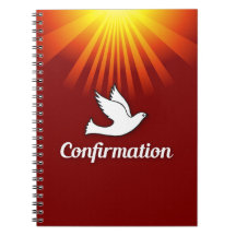 Enhorabuena pala de confirmación con oro/rojo