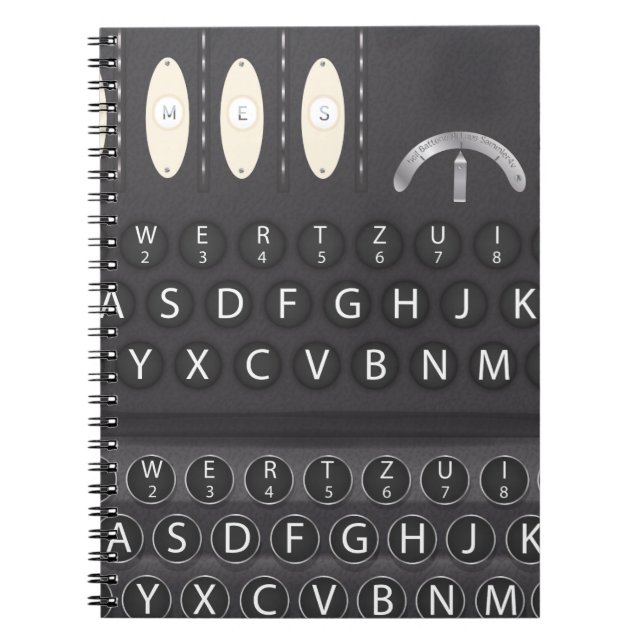 Cuaderno Enigma Machine (Frente)