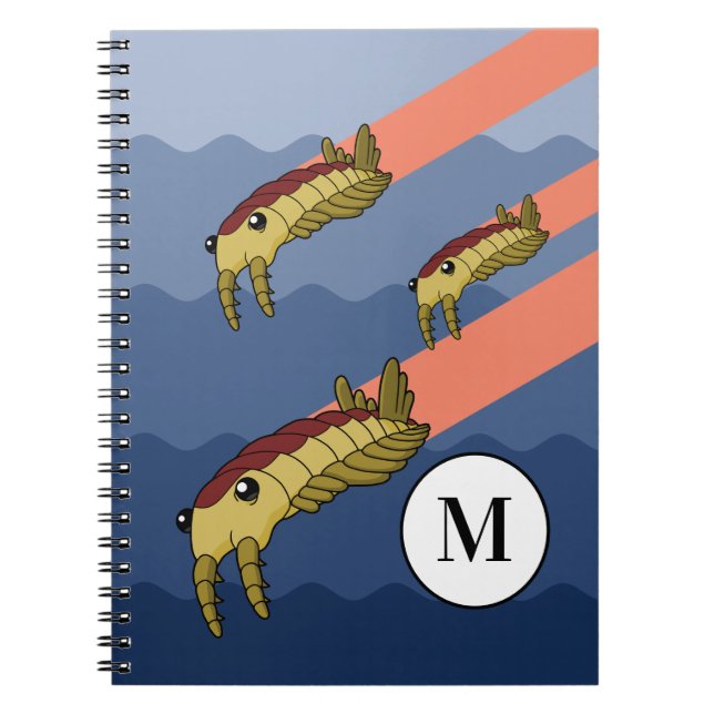 Cuaderno Enjambre de Anomalocaris - Animal Prehistórico (Frente)