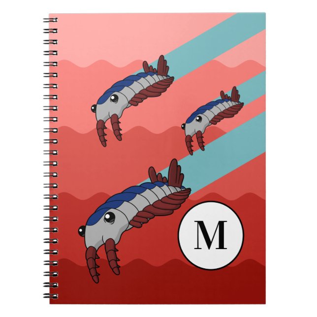 Cuaderno Enjambre de Anomalocaris - Animal Prehistórico (Frente)