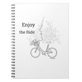 Cuaderno  Enjoy the Ride: Minimalist DAILYMIEN  Notebook 