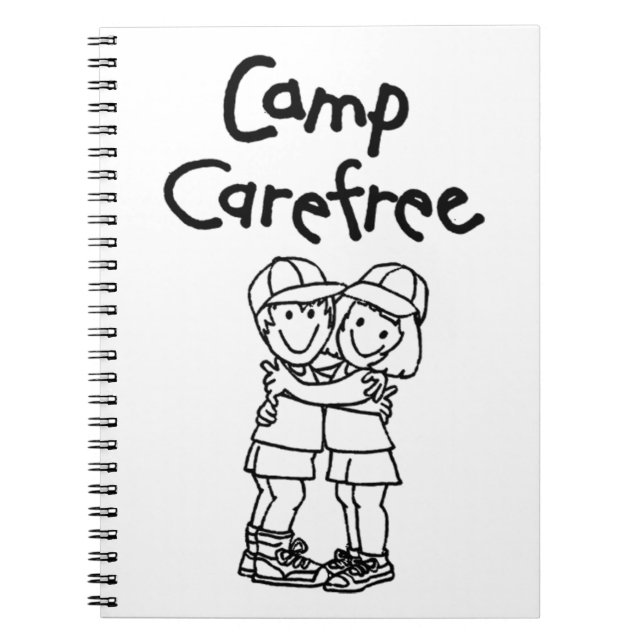 Cuaderno Enlace a espiral de bloc de notas | Campamento Car (Frente)