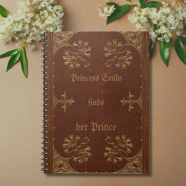 Cuaderno enlace de libros antiguos -personalizado  (Subido por el creador)